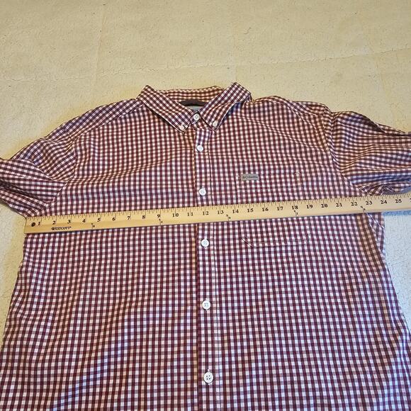 Columbia Sportswear Men’s Omni-Shade Long Sleeve Plaid Shirt Size XXL Red White - Picture 5 of 10